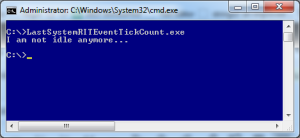 LastSystemRITEventTickCount